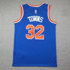 New York Knick Karl-Anthony Towns #32 Men's Basketball Jersey
